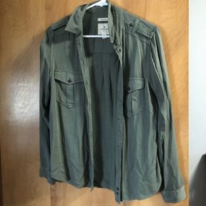 American eagle button up